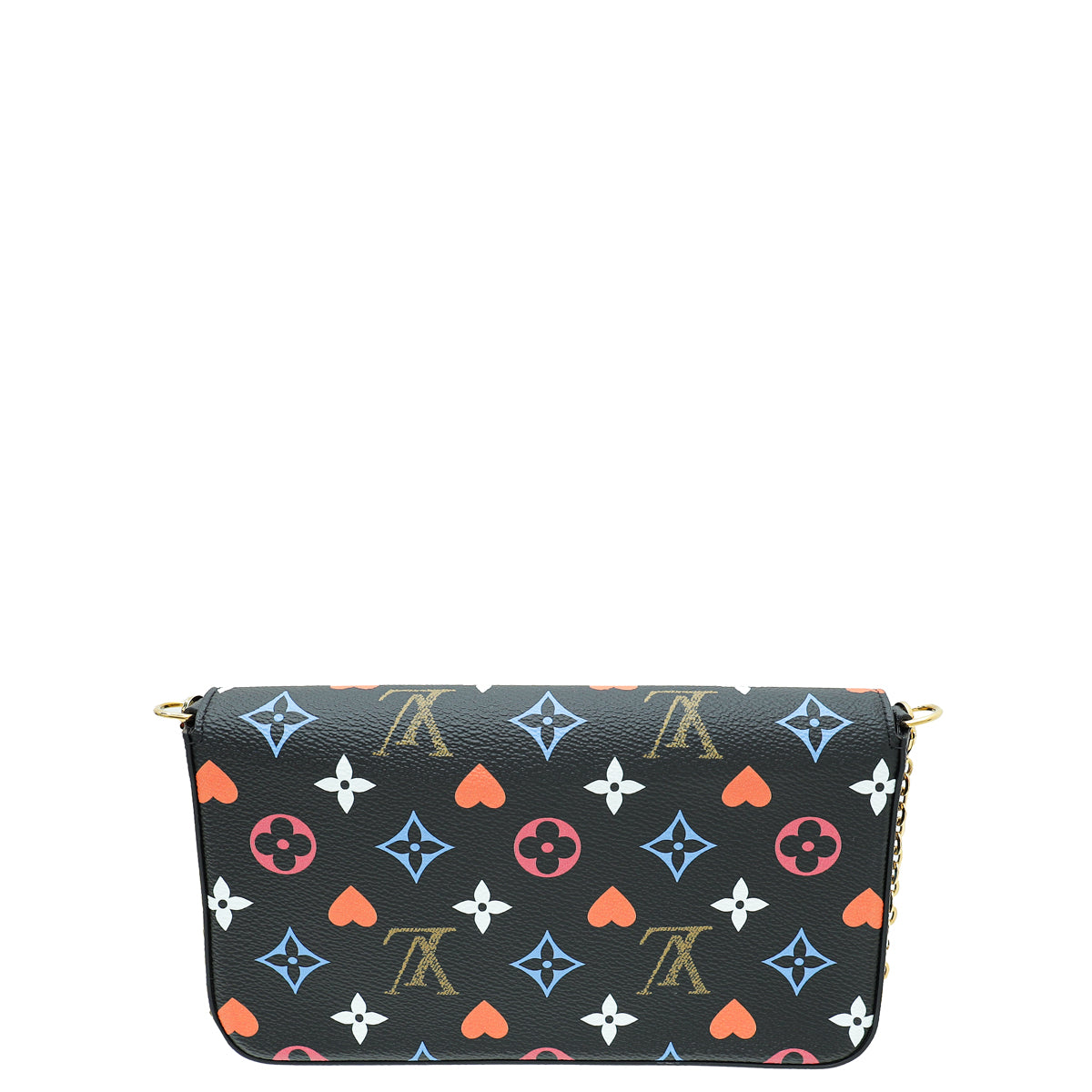 Louis Vuitton Black Multicolor Game On Felicie Pochette