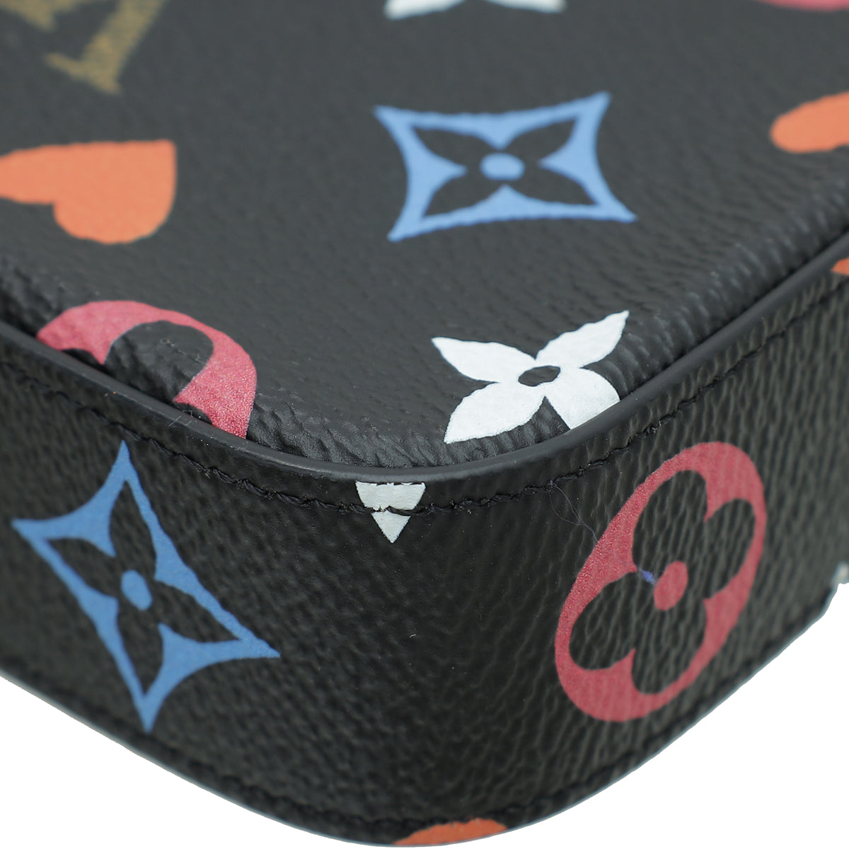 Louis Vuitton Black Multicolor Game On Felicie Pochette