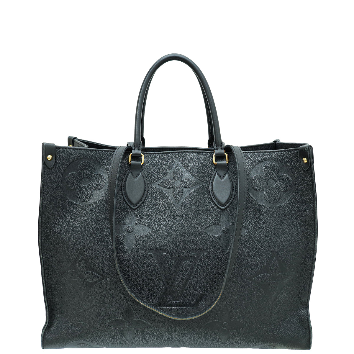 Louis Vuitton Black Monogram Empreinte Onthego GM Bag