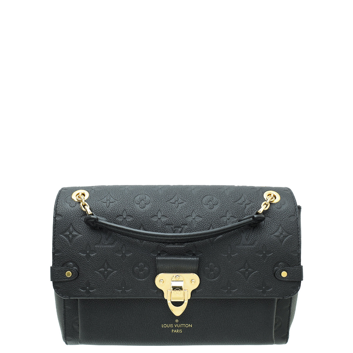 Louis Vuitton Black Monogram Empreinte Vavin MM Bag