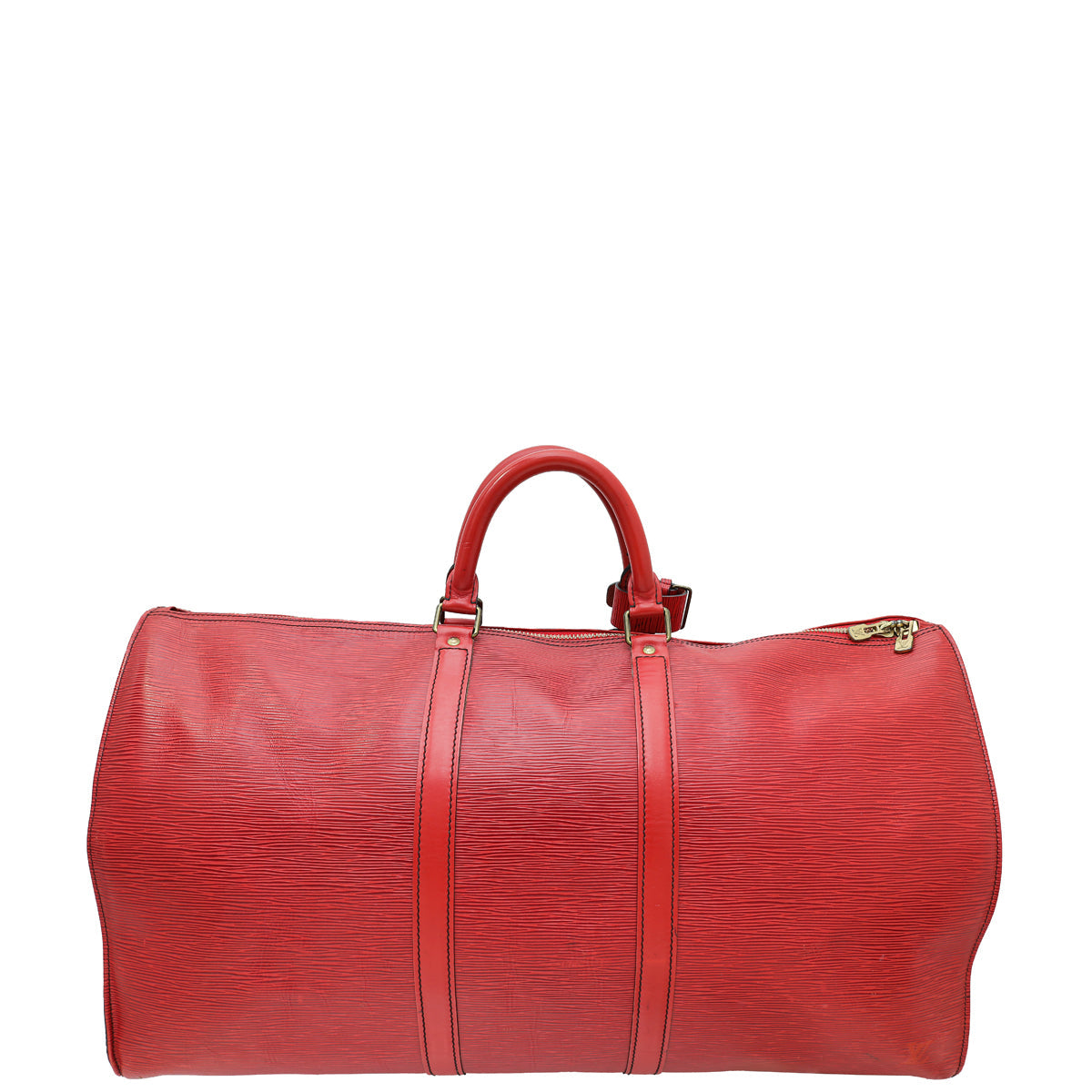 Louis Vuitton Red Keepall 55 Bag