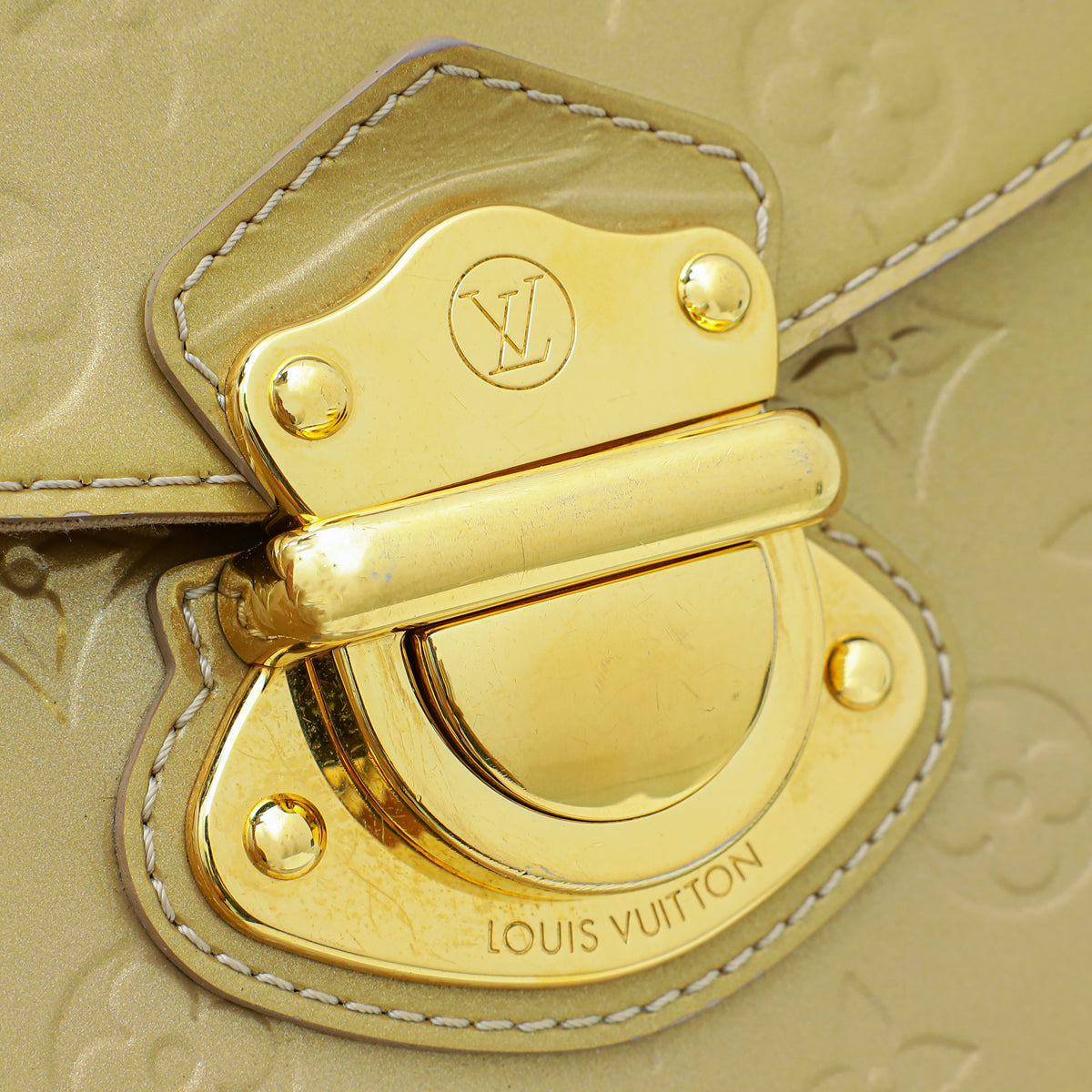 Louis Vuitton Beige Poudre Monogram Vernis  Mirada Bag