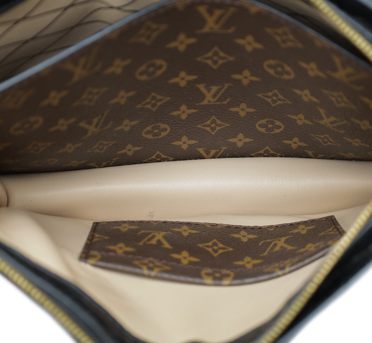 Louis Vuitton Monogram Bicolor Reverse Trunk Clutch Bag