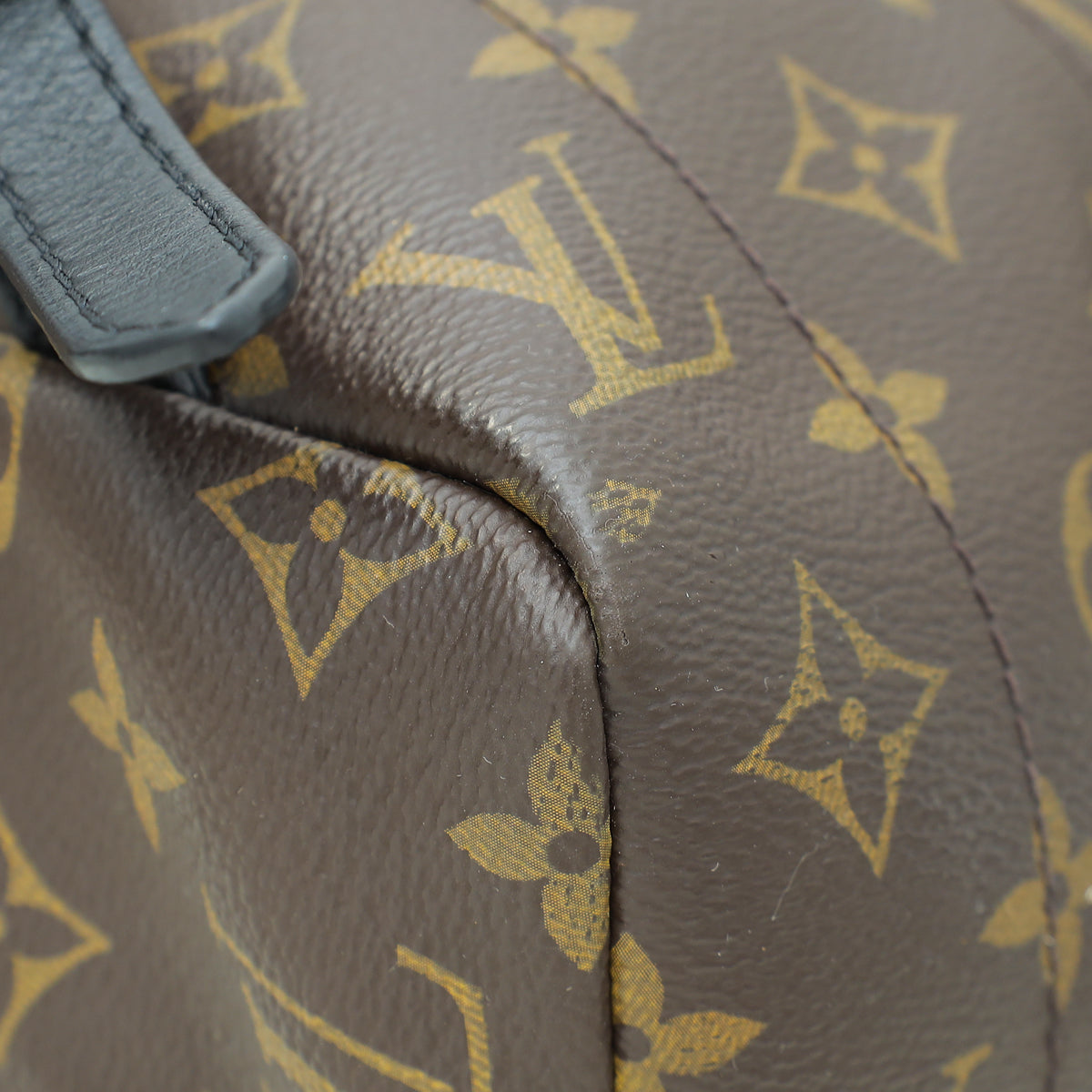 Louis Vuitton Monogram Black Palm Spring MM BackPack Bag