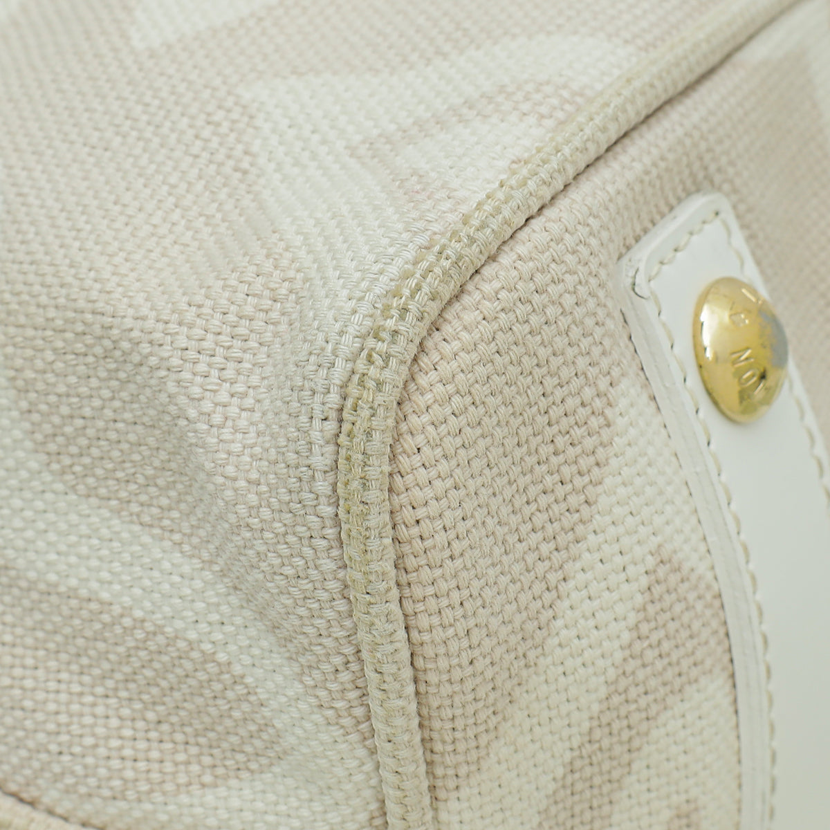 Louis Vuitton Cream Tahitienne Cabas PM Bag