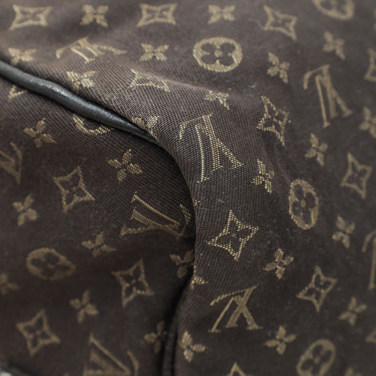 Louis Vuitton Brown Monogram Mini Lin Idylle Speedy 30 Bandouliere Bag