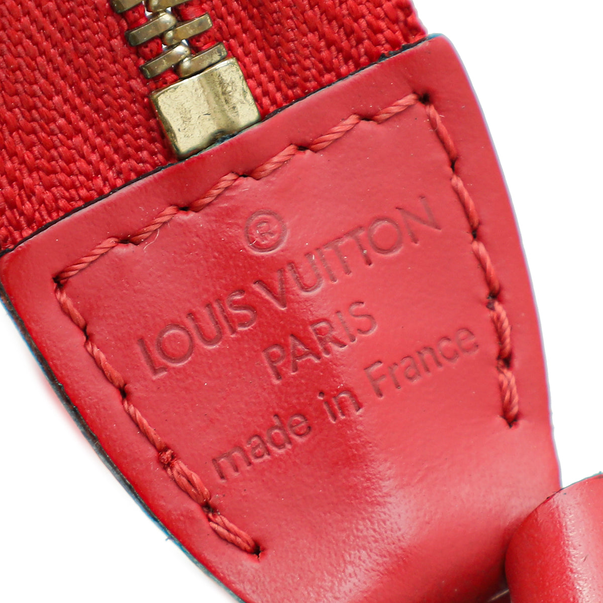 Louis Vuitton Red Pochette 24 Accessories Bag