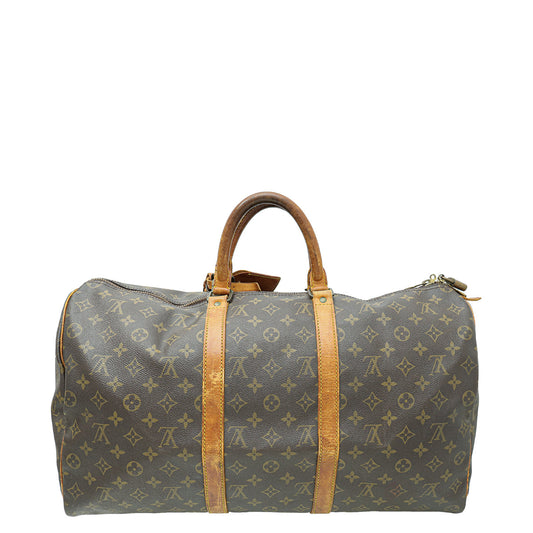 Louis Vuitton Vintage Monogram Keepall 50 Bag