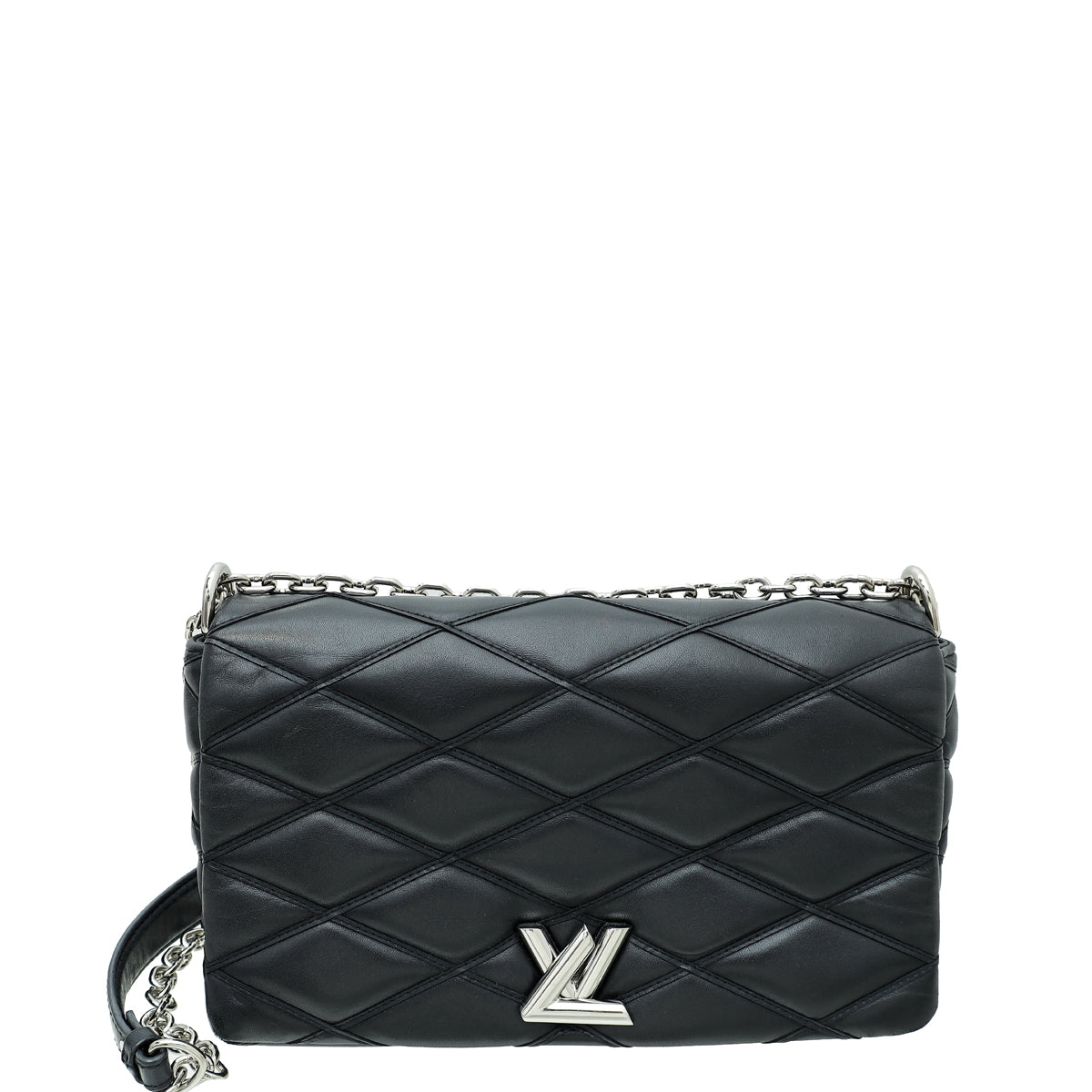 Louis Vuitton Black Go 14 Malletage MM Bag