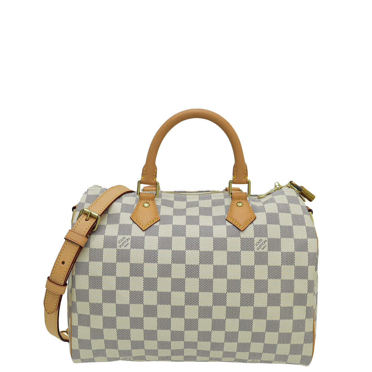 Louis Vuitton Damier Azur Speedy 30 Bandouliere Bag