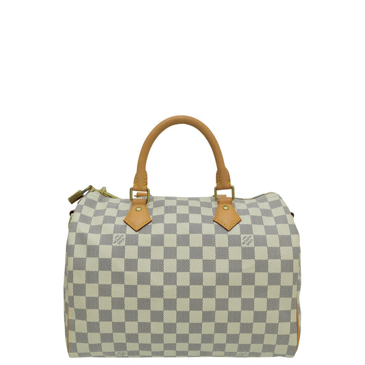 Louis Vuitton Damier Azur Speedy 30 Bandouliere Bag