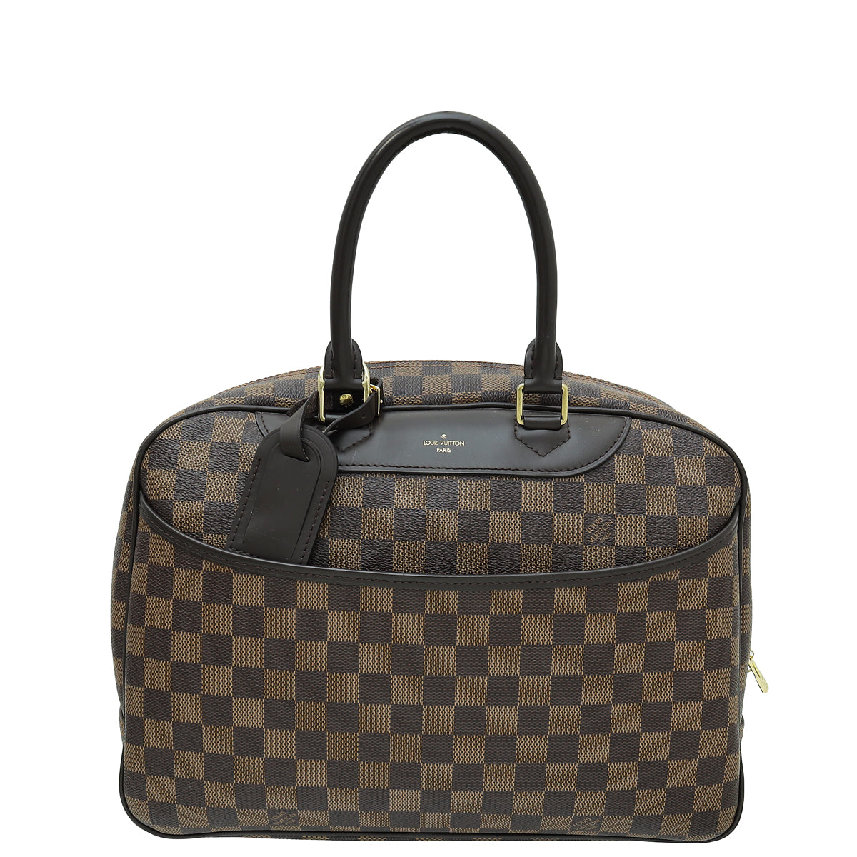 Louis Vuitton Damier Ebene Deauville Vanity Bag