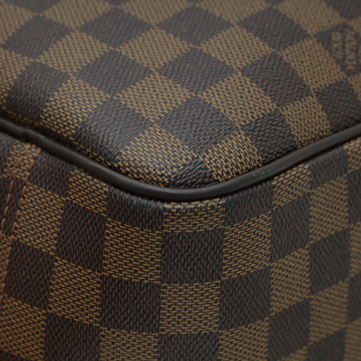 Louis Vuitton Damier Ebene Deauville Vanity Bag