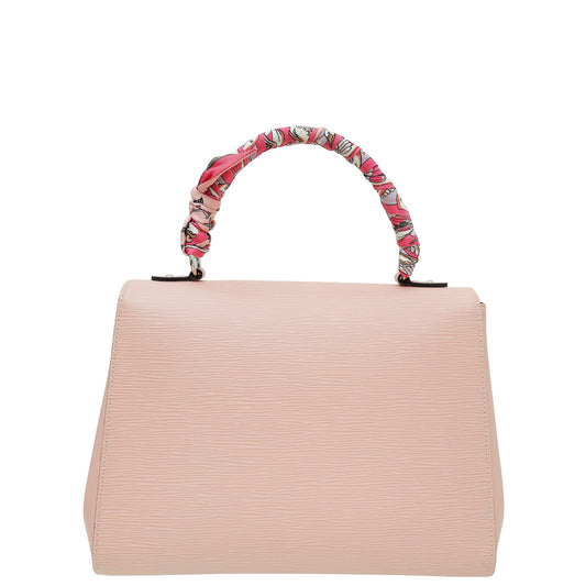 Louis Vuitton Rose Ballerine Cluny MM Bag w/Twilly