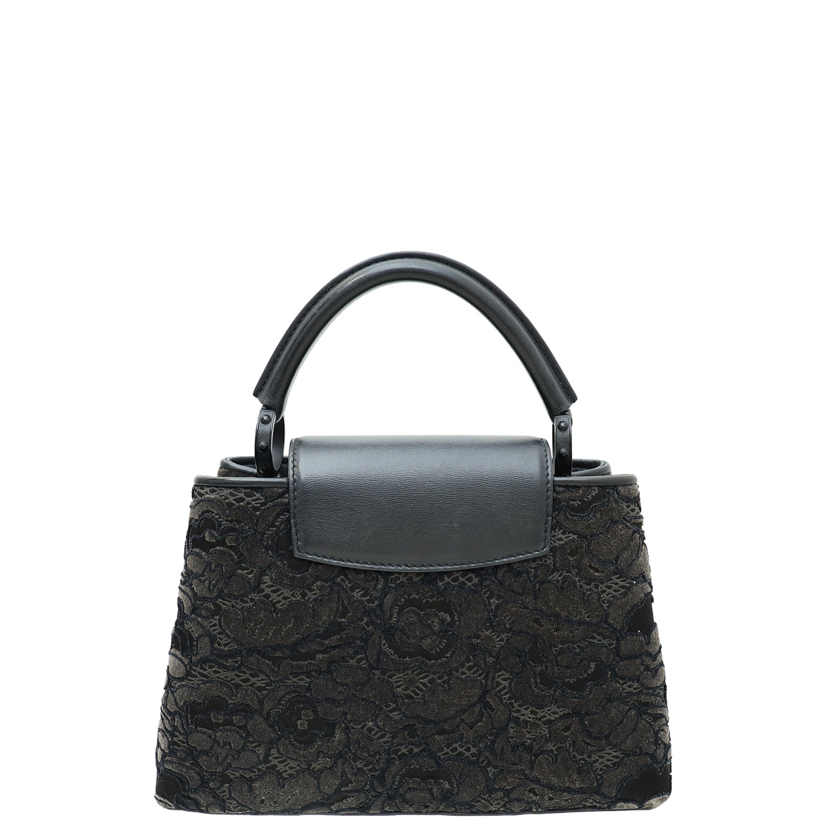 Louis Vuitton All Black Romantic Lace Capucines BB Bag