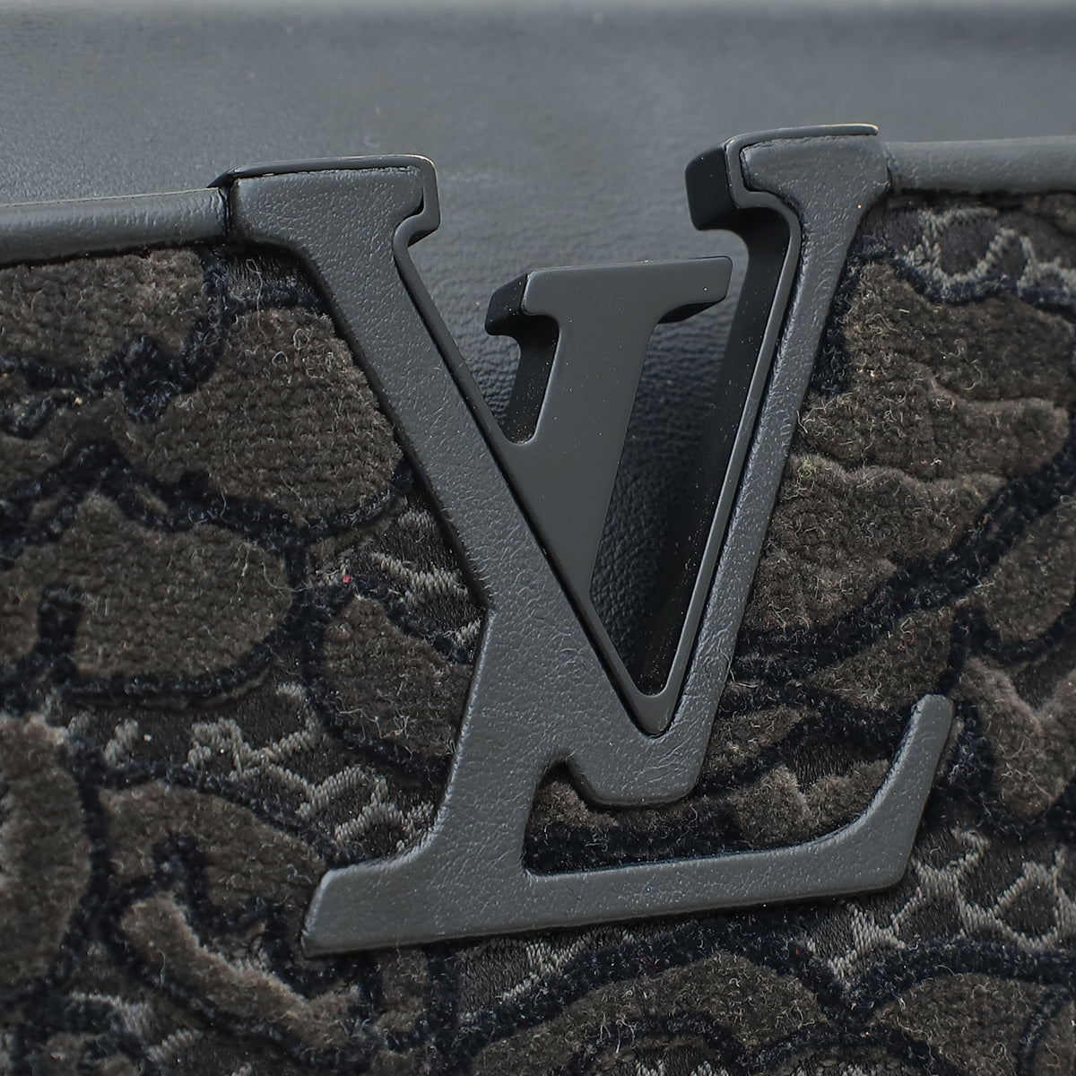 Louis Vuitton All Black Romantic Lace Capucines BB Bag