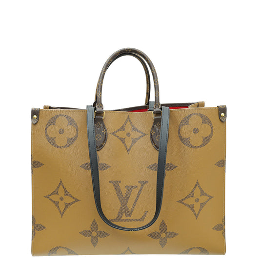 Louis Vuitton Monogram Reverse Onthego GM Bag