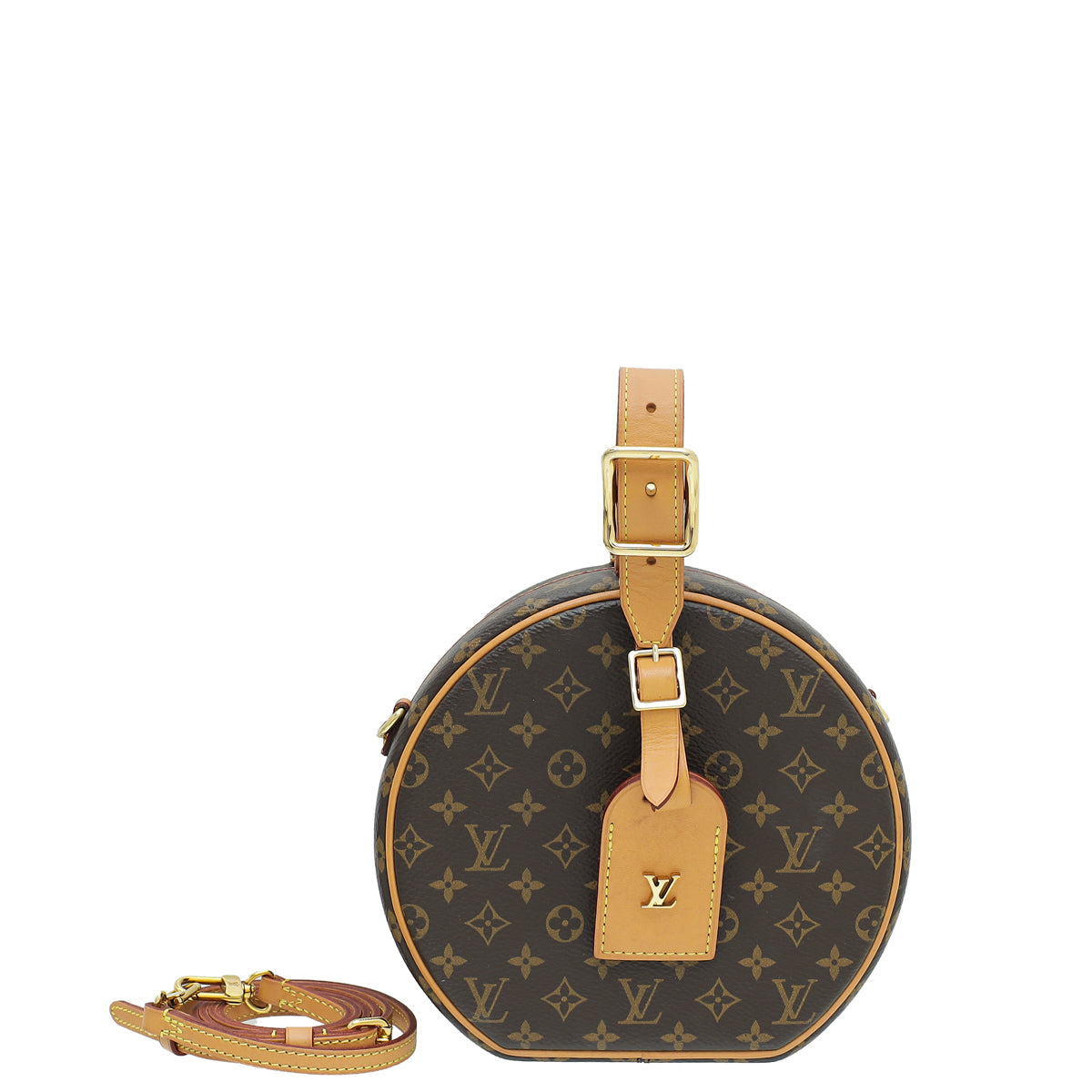 Louis Vuitton Brown Monogram Petite Boite Chapeau Bag