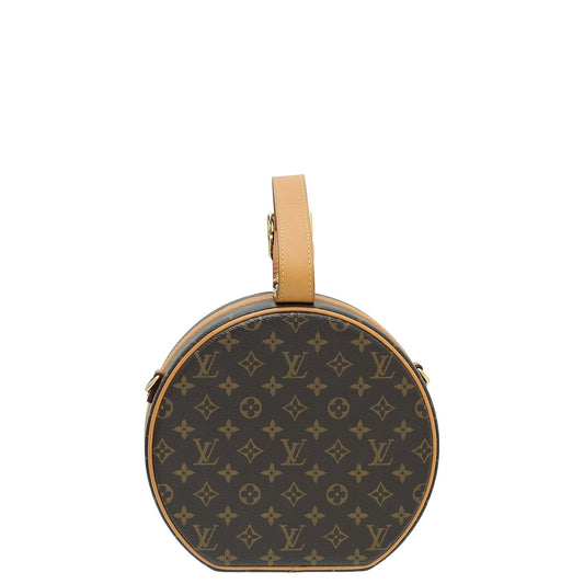 Louis Vuitton Brown Monogram Petite Boite Chapeau Bag