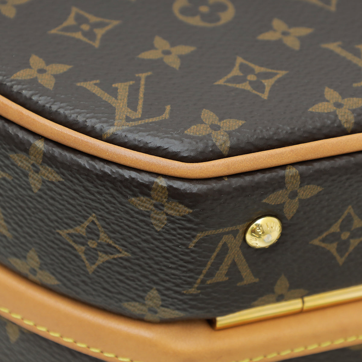 Louis Vuitton Brown Monogram Petite Boite Chapeau Bag