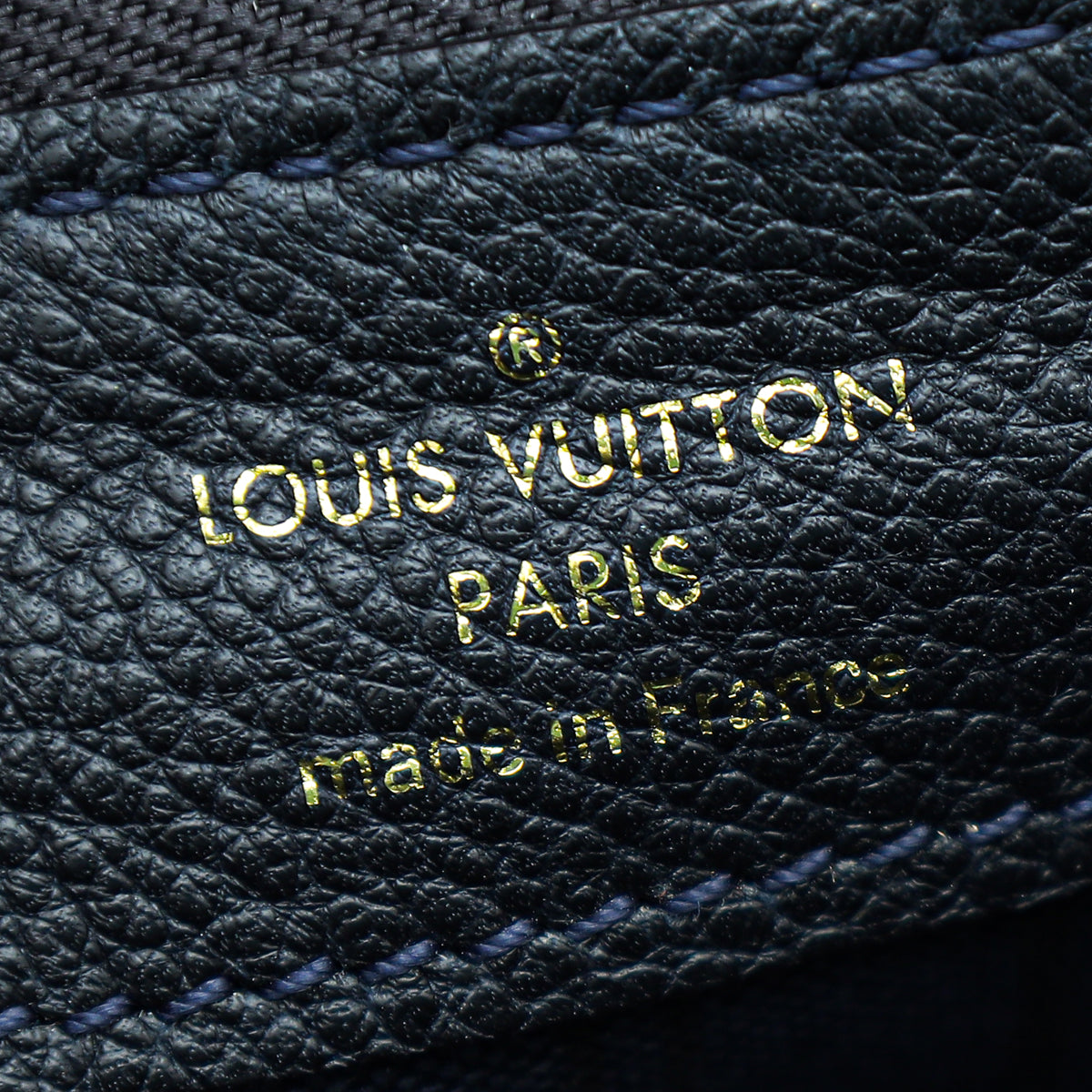 Louis Vuitton Blue Marine Monogram Empreinte Petillante Clutch