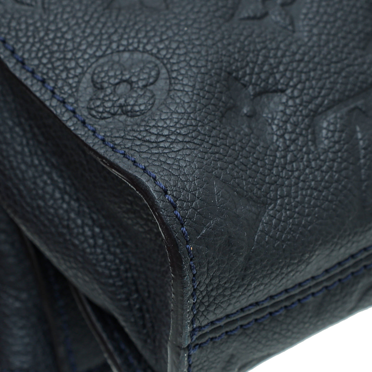 Louis Vuitton Blue Marine Monogram Empreinte Petillante Clutch