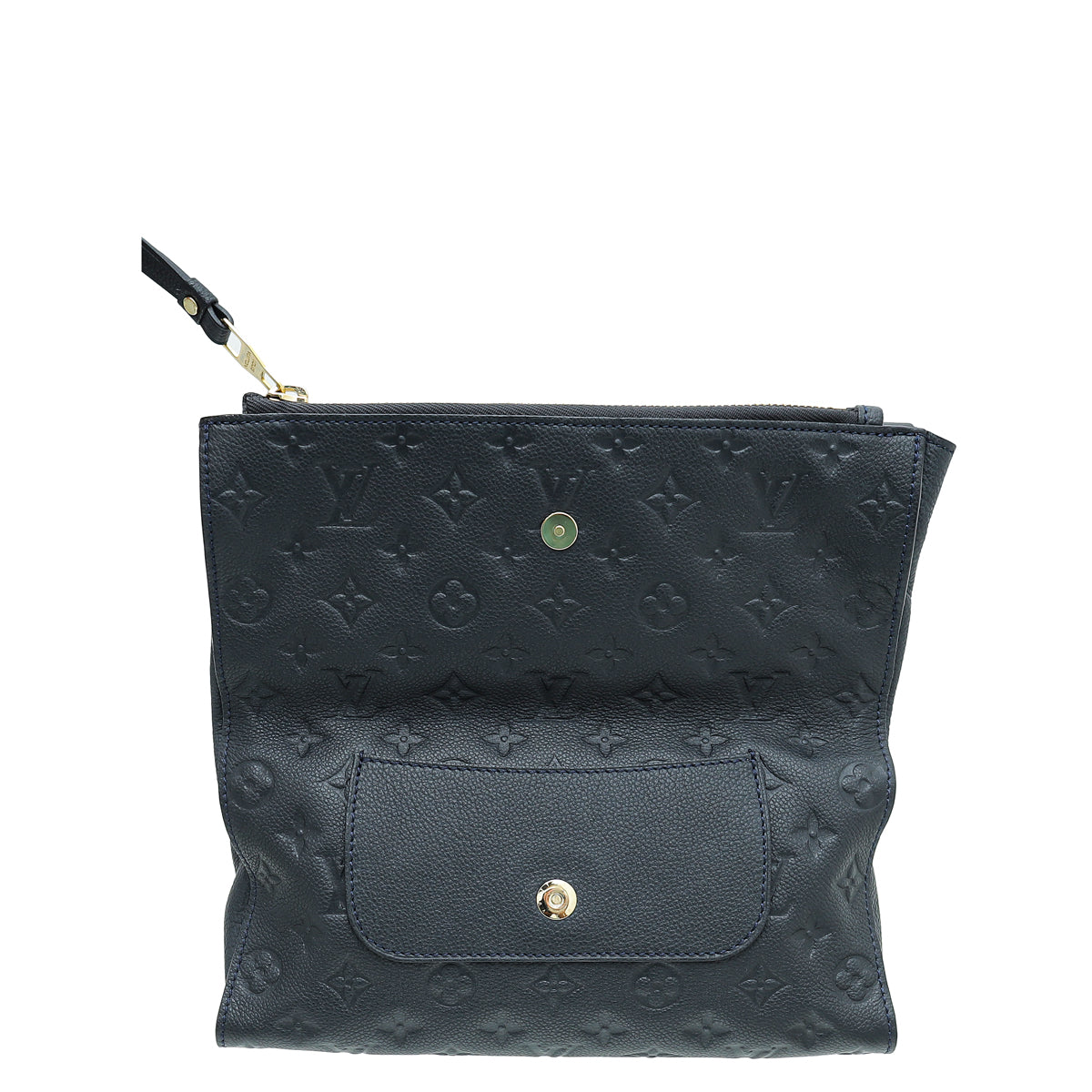 Louis Vuitton Blue Marine Monogram Empreinte Petillante Clutch