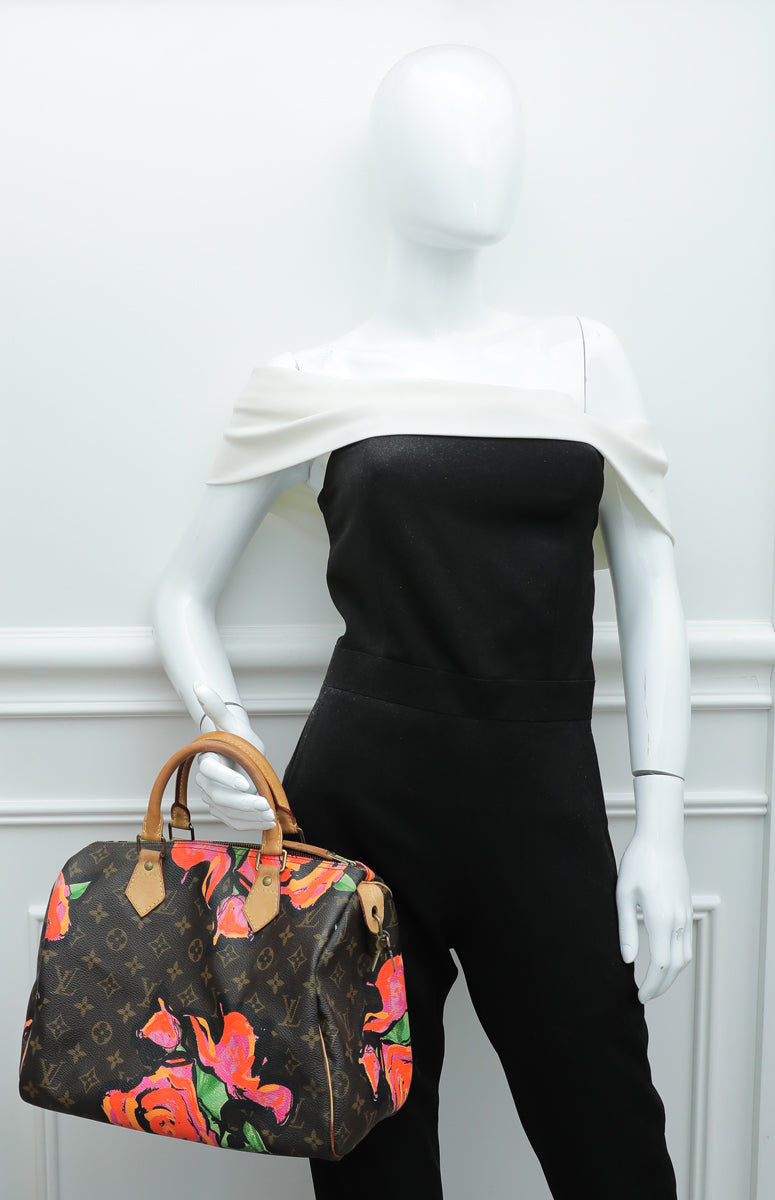 Louis Vuitton Monogram Mullticolor Stephen Sprouse Roses Speedy 30 Bag