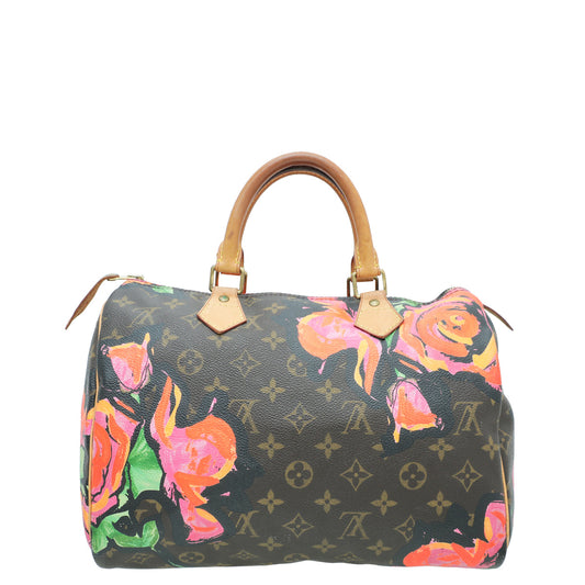 Louis Vuitton Monogram Mullticolor Stephen Sprouse Roses Speedy 30 Bag