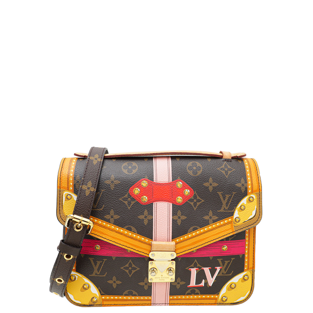 Louis Vuitton Monogram Summer Trunks Pochette Metis Bag