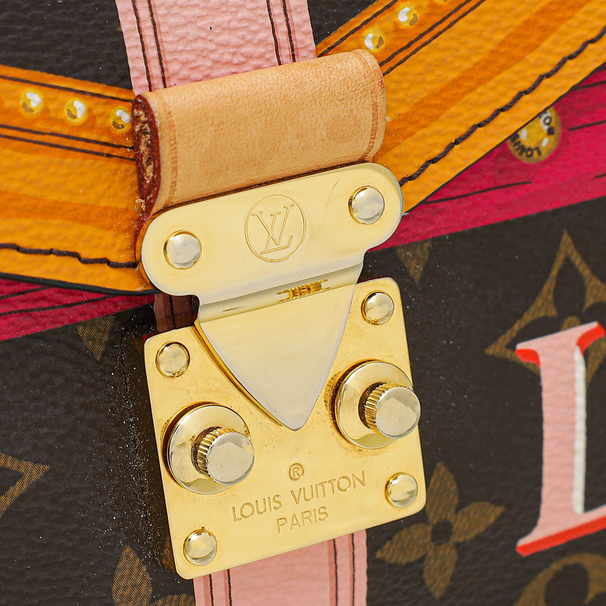 Louis Vuitton Monogram Summer Trunks Pochette Metis Bag