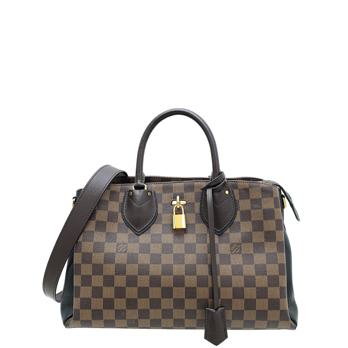 Louis Vuitton Ebene Black Normandy Bag W/ HN Initials