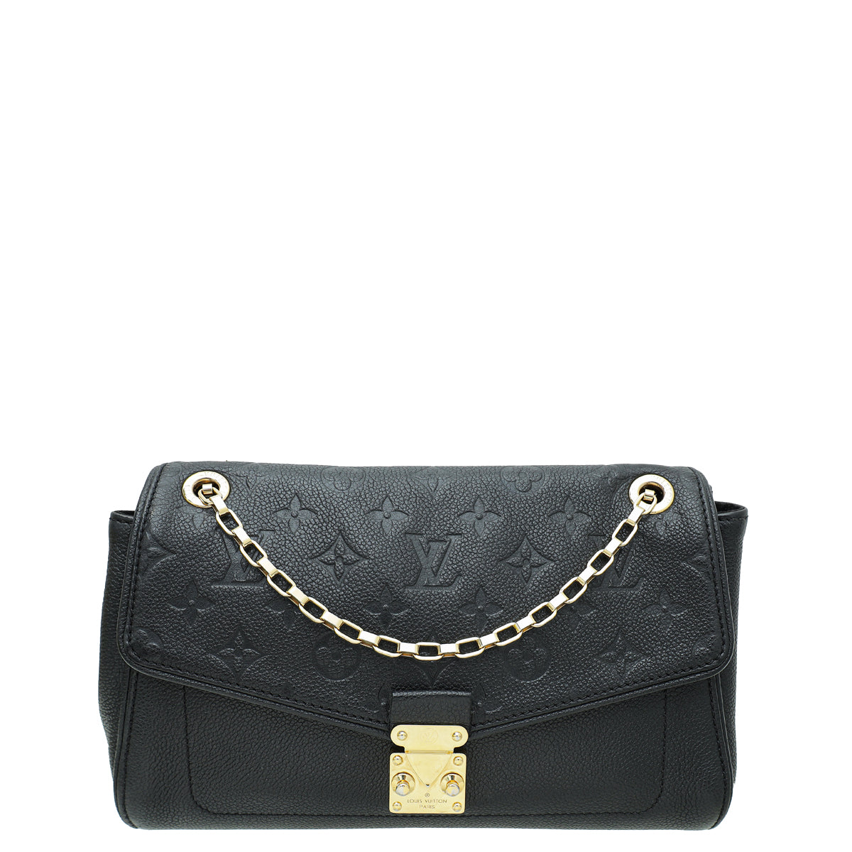 Louis Vuitton Black Monogram Empreinte Saint Germain PM Bag