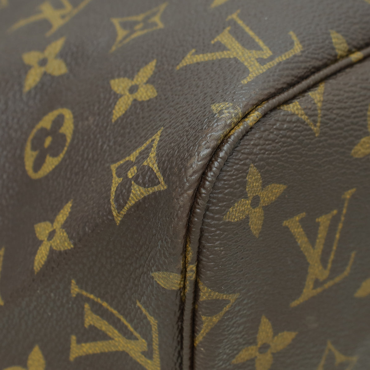 Louis Vuitton Brown Monogram Neverfull MM Bag