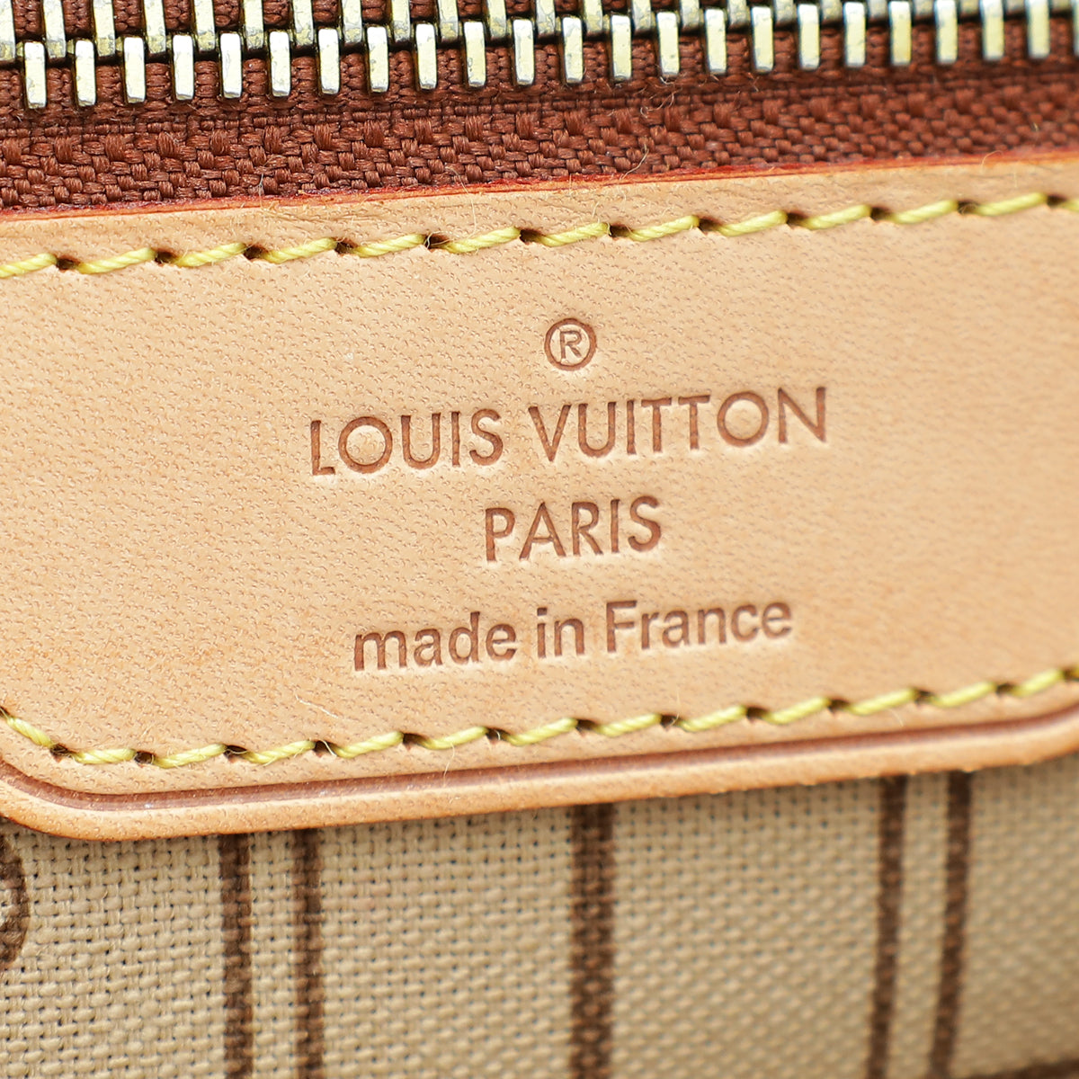 Louis Vuitton Brown Monogram Neverfull MM Bag