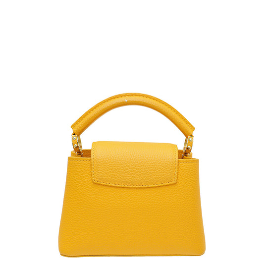 Louis Vuitton Yellow Capucines Mini Bag