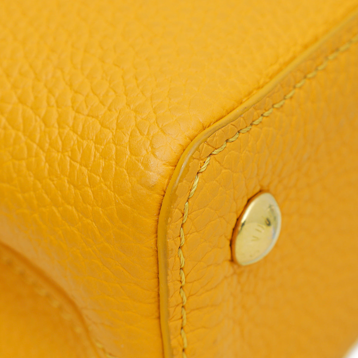 Louis Vuitton Yellow Capucines Mini Bag