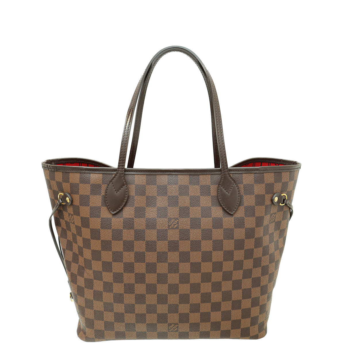 Louis Vuitton Brown Ebene Neverfull MM Tote Bag