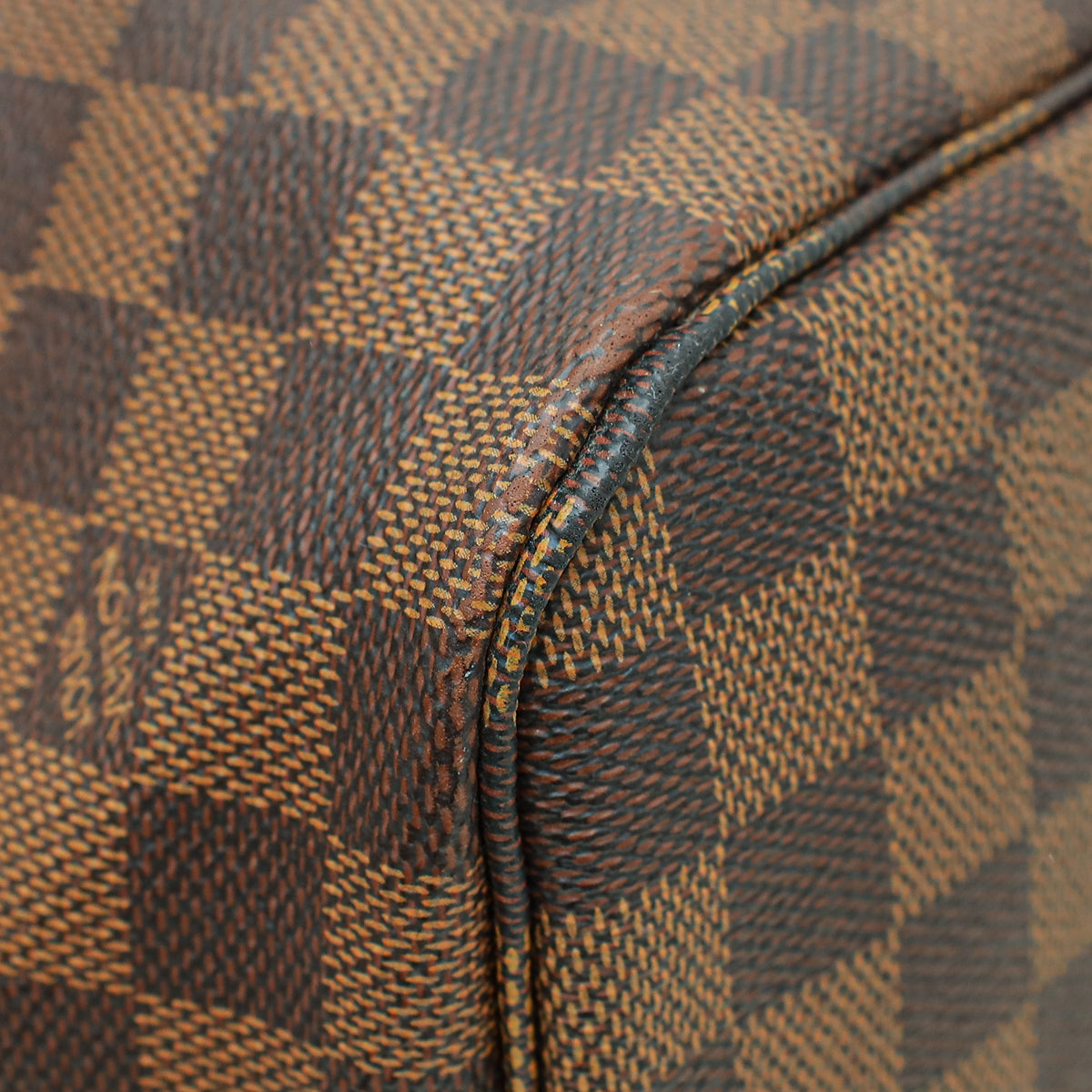 Louis Vuitton Brown Ebene Neverfull MM Tote Bag