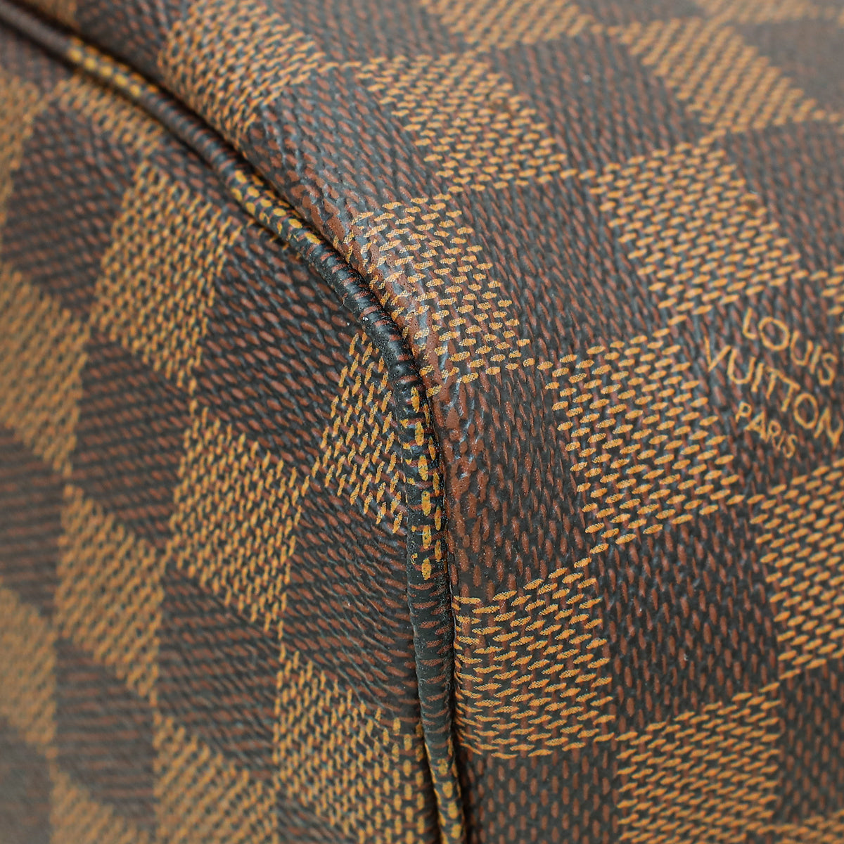 Louis Vuitton Brown Ebene Neverfull MM Tote Bag