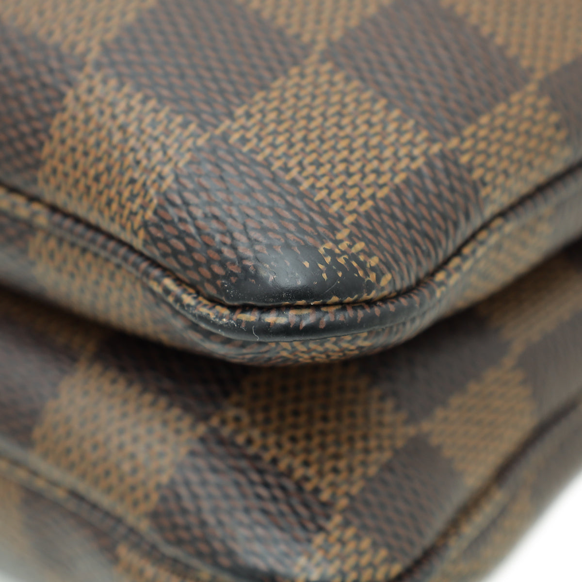 Louis Vuitton Damier Ebene Twice Pochette Bag