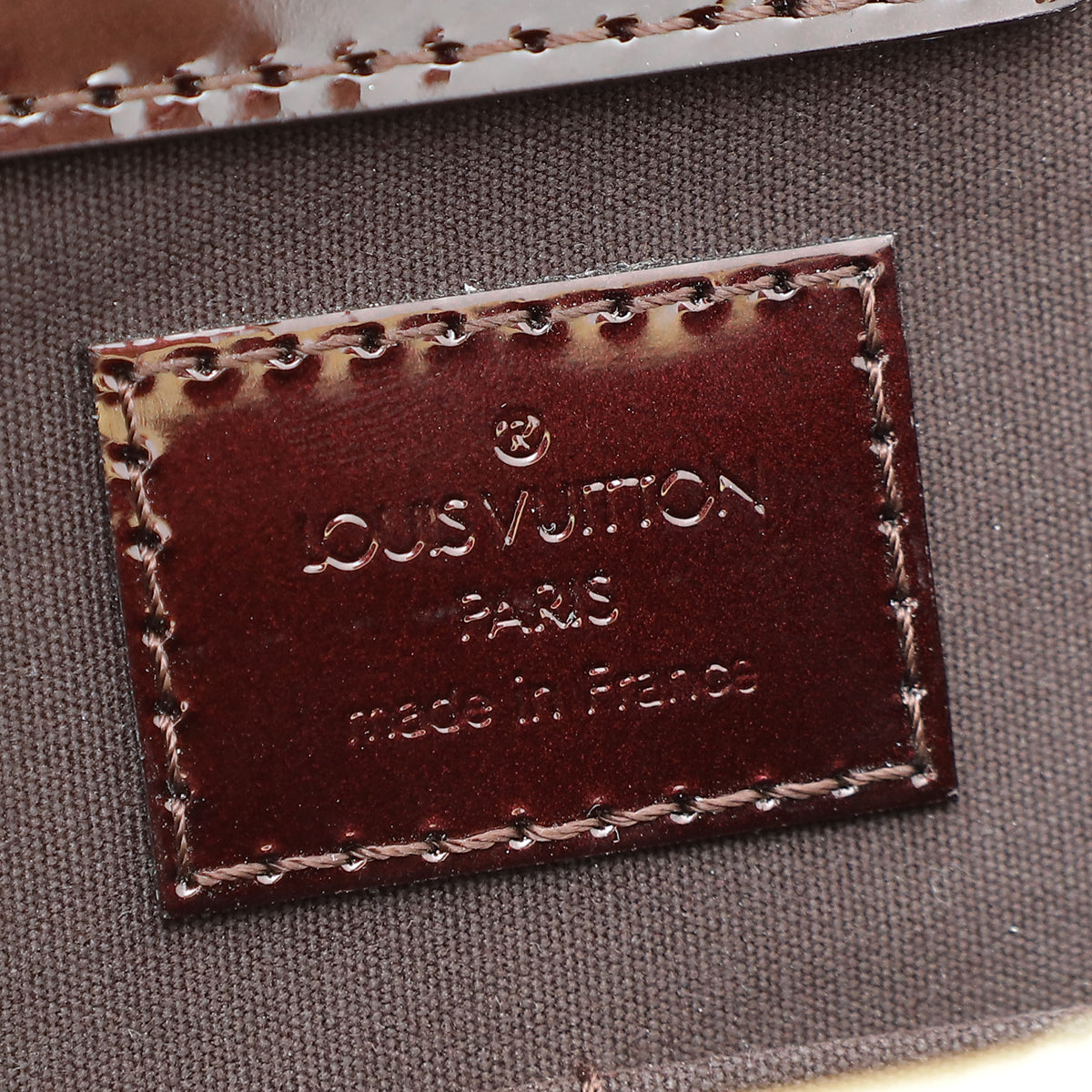 Louis Vuitton Amarante Monogram Vernis Deesse GM Bag