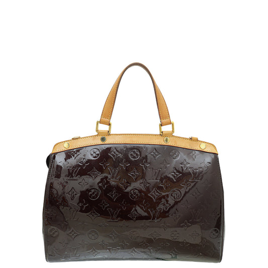 Louis Vuitton Amarante Monogram Vernis Brea GM Bag