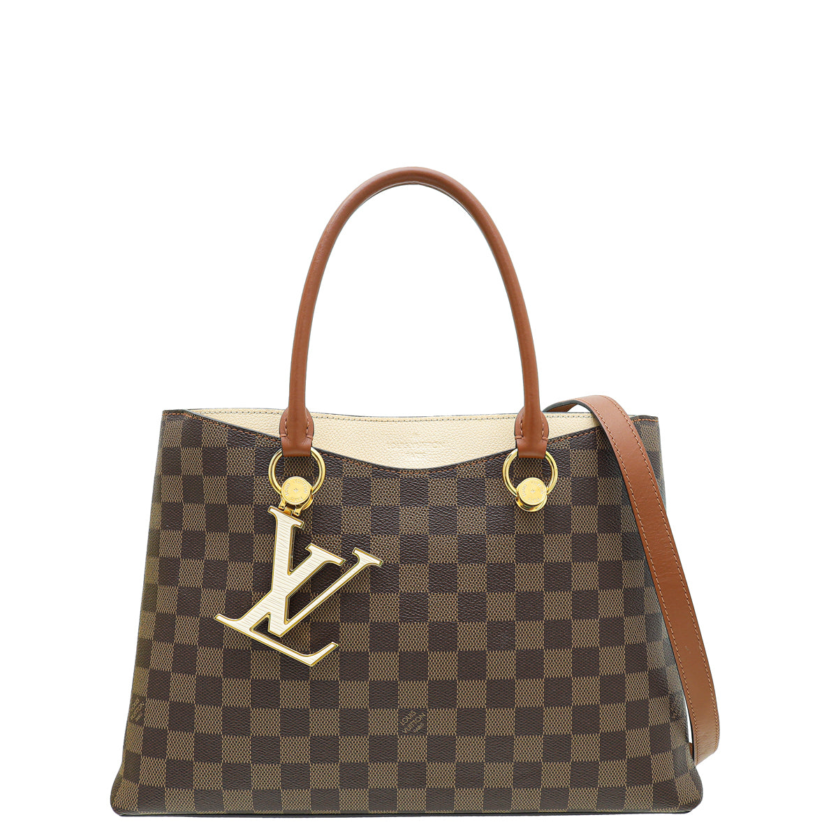 Louis Vuitton Damier Ebene Riverside Tote Bag