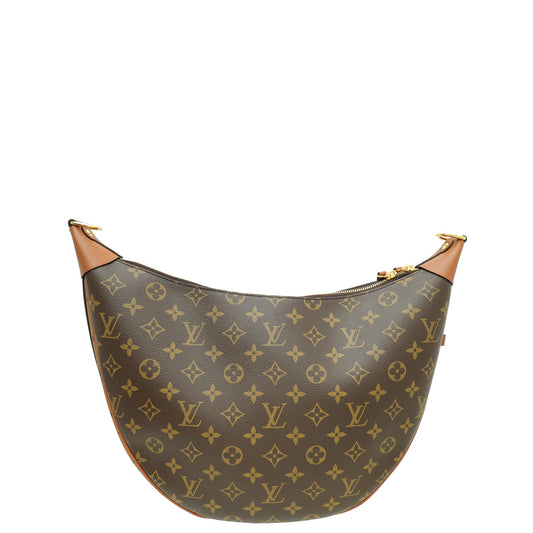 Louis Vuitton Monogram Loop Hobo Bag W/ Small Pouch