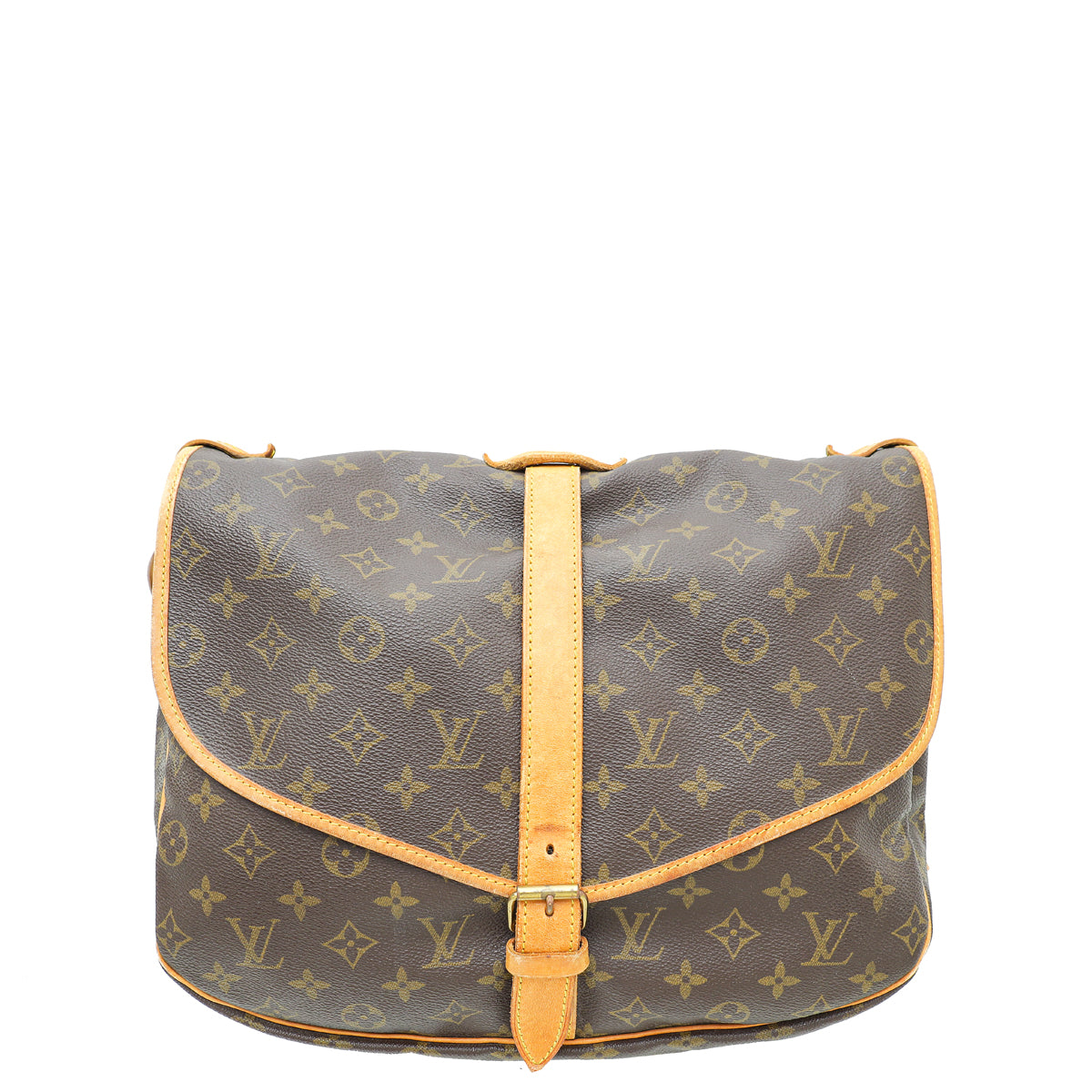 Louis Vuitton Brown Monogram Saumur GM Bag