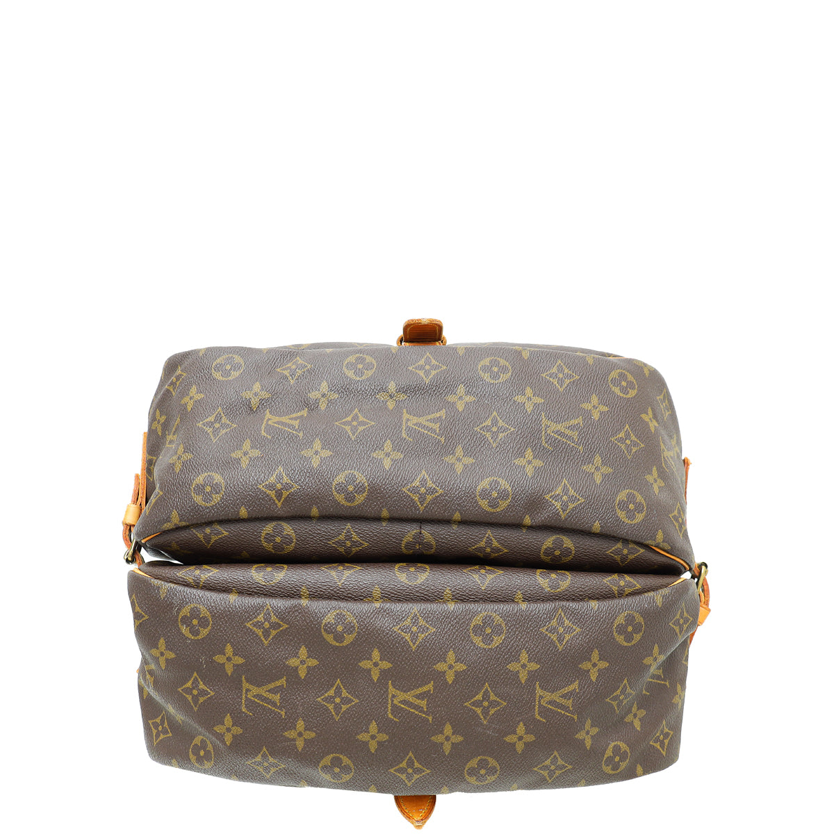 Louis Vuitton Brown Monogram Saumur GM Bag