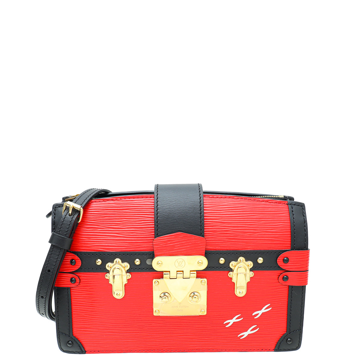 Louis Vuitton Bicolor Trunk Clutch Bag