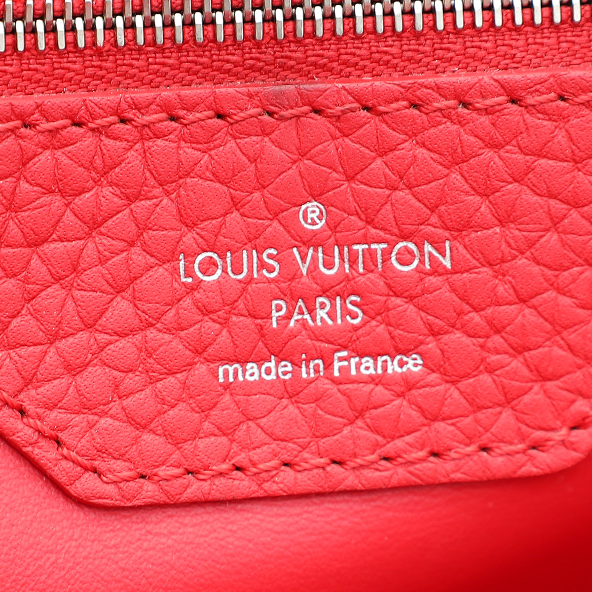 Louis Vuitton Scarlet Capucines MM Bag