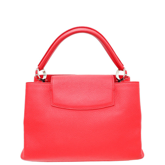 Louis Vuitton Scarlet Capucines MM Bag